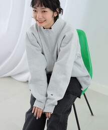 Ray BEAMS | Champion × Ray BEAMS / 別注 リバースウィーブ(R) ハーフジップ スウェット(スウェット)