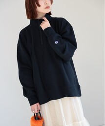 Ray BEAMS | Champion × Ray BEAMS / 別注 リバースウィーブ(R) ハーフジップ スウェット(スウェット)