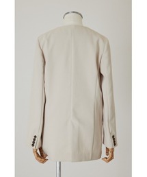 未使用級✨ RIM.ARK リムアーク リネンライク ノーカラージャケット 38 RIM.ARK | Synthetic leather short JK (JACKETS ) |RIM.ARK ONLINE STORE