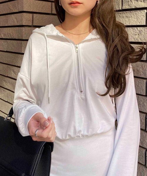 NANEA(ナネア)の「フード付きワンピース(ワンピース・レディース・ブラック/ホワイト/グレー・SMALL/MEDIUM)」の22枚目の写真