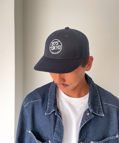 CANAL JEAN（キャナルジーン）の「1975 TOKYO　刺繍CAP（キャップ・レディース・ネイビー/ブラック・ONE SIZE）」の10枚目の写真