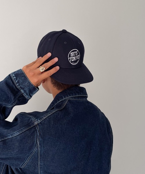 CANAL JEAN（キャナルジーン）の「1975 TOKYO　刺繍CAP（キャップ・レディース・ネイビー/ブラック・ONE SIZE）」の17枚目の写真