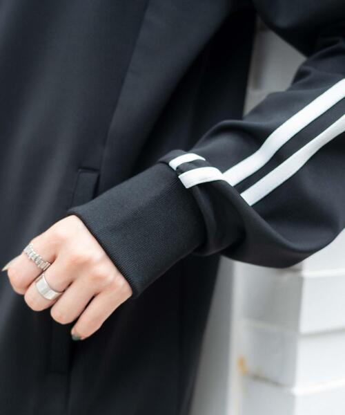 WEGO（ウィゴー）の「WEGO/トラックジャケット（ジャージ・レディース・ネイビー/ワイン/ブラック・FREE）」の4枚目の写真