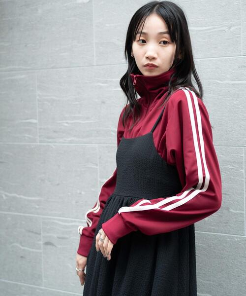 WEGO（ウィゴー）の「WEGO/トラックジャケット（ジャージ・レディース・ネイビー/ワイン/ブラック・FREE）」の21枚目の写真