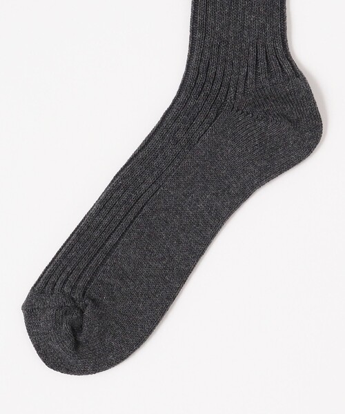 B:MING by BEAMS（ビーミングバイビームス）の「B:MING by BEAMS / SIMPLE YET リサイクルコットン ソックス（ソックス/靴下・レディース・オフホワイト/チャコールグレー/ブラック・FREE）」の6枚目の写真