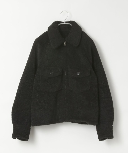 yuw(ユウ)の「ZIPショートブルゾン 973649(ブルゾン・レディース・ブラック/ブルー・FREE)」の17枚目の写真