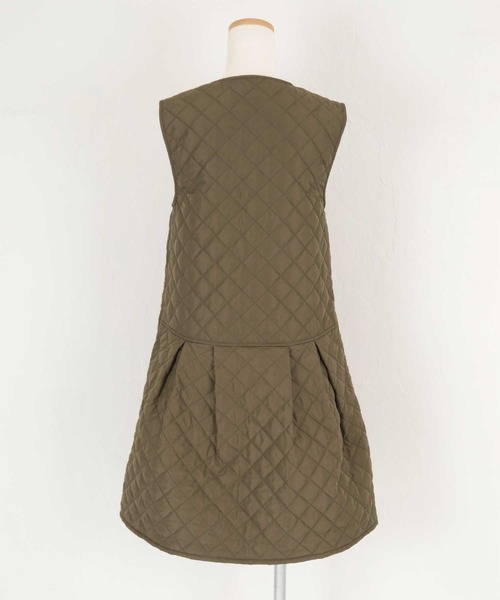 titivate（ティティベイト）の「キルティングショートジャンパースカート（ジャンパースカート・レディース・ブラック/カーキ・S/M）」の16枚目の写真
