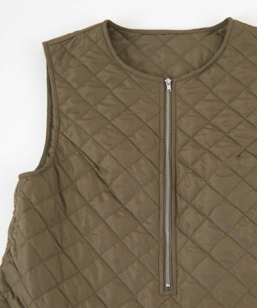 titivate（ティティベイト）の「キルティングショートジャンパースカート（ジャンパースカート・レディース・ブラック/カーキ・S/M）」の17枚目の写真