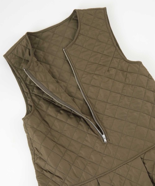 titivate（ティティベイト）の「キルティングショートジャンパースカート（ジャンパースカート・レディース・ブラック/カーキ・S/M）」の18枚目の写真