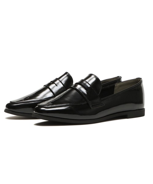 ABC-MART（エービーシーマート）の「ABC SELECT エービーシーセレクト COIN LOAFER 1.5 コインローファー 1.5 W5038 E/BLACK（ローファー・レディース・ブラック・MEDIUM/X-LARGE/SMALL/LARGE）」の5枚目の写真