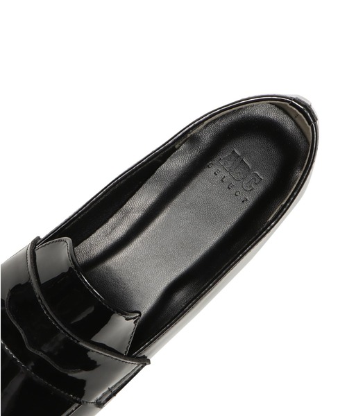 ABC-MART（エービーシーマート）の「ABC SELECT エービーシーセレクト COIN LOAFER 1.5 コインローファー 1.5 W5038 E/BLACK（ローファー・レディース・ブラック・MEDIUM/X-LARGE/SMALL/LARGE）」の9枚目の写真