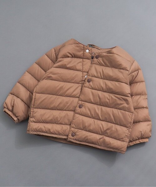BREEZE（ブリーズ）の「【WEB限定】ライトダウンジャケット_撥水加工（ダウンジャケット/コート・キッズ・イエロー/ラベンダー/ブラウン/ベージュ/カーキ/ブラック・100/140/130/90/80/120/110）」の3枚目の写真