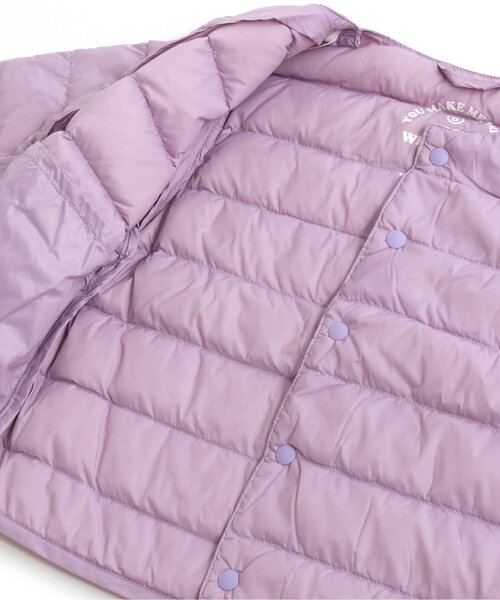BREEZE（ブリーズ）の「【WEB限定】ライトダウンジャケット_撥水加工（ダウンジャケット/コート・キッズ・イエロー/ラベンダー/ブラウン/ベージュ/カーキ/ブラック・100/140/130/90/80/120/110）」の14枚目の写真