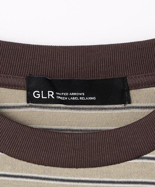 green label relaxing（グリーンレーベルリラクシング）の「マルチボーダー クルーネック 長袖 Tシャツ（Tシャツ/カットソー・メンズ・オフホワイト/ベージュ・S/M/L/XL）」の16枚目の写真