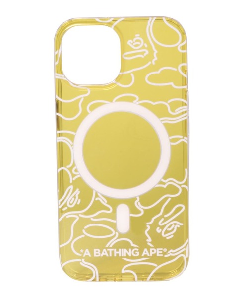 A BATHING APE（アベイシングエイプ）の「NEON CAMO IPHONE 15 CLEAR CASE M（スマホケース/カバー）」 WEAR