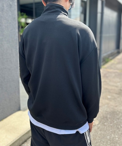 Kotoe(コトエ)の「【UNISEX】 ビッグシルエット ハーフジッププルオーバー ハイネックスウェット(スウェット・レディース・グレー/ブラック・FREE)」の20枚目の写真