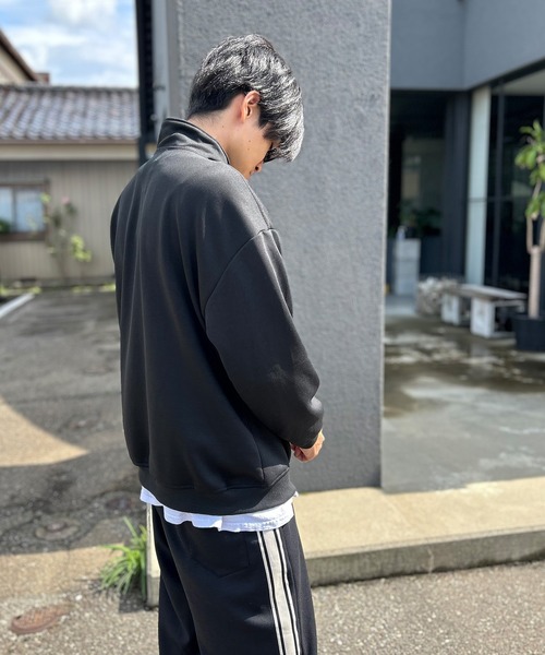 Kotoe(コトエ)の「【UNISEX】 ビッグシルエット ハーフジッププルオーバー ハイネックスウェット(スウェット・レディース・グレー/ブラック・FREE)」の21枚目の写真