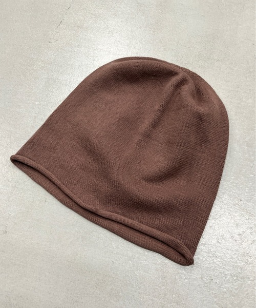 WHO'S WHO gallery（フーズフーギャラリー）の「【SLOPPY/スロッピー】ビーニー（ニットキャップ/ビーニー・レディース・グレー/ブラウン/ブラック/オフホワイト・FREE）」の11枚目の写真