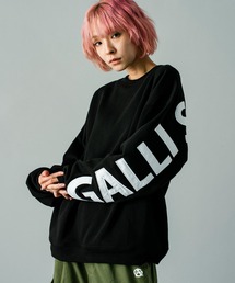 GA 裏起毛SHOLDER-LOGO CREW