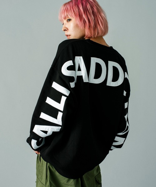 GALLIS ADDICTION（ガリスアディクション）の「GA 裏起毛SHOLDER-LOGO CREW（スウェット・メンズ・ブラック/オートミール・M/L）」の7枚目の写真