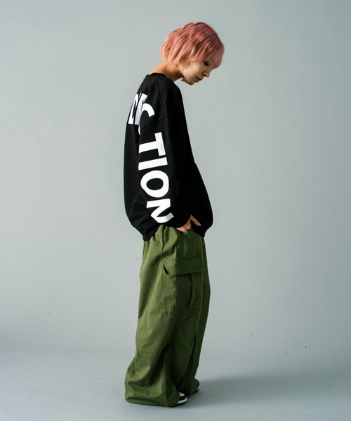 GALLIS ADDICTION（ガリスアディクション）の「GA 裏起毛SHOLDER-LOGO CREW（スウェット・メンズ・ブラック/オートミール・M/L）」の13枚目の写真