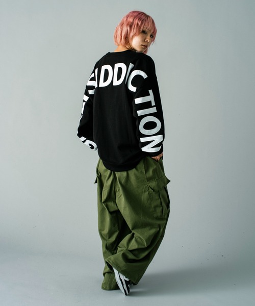 GALLIS ADDICTION（ガリスアディクション）の「GA 裏起毛SHOLDER-LOGO CREW（スウェット・メンズ・ブラック/オートミール・M/L）」の14枚目の写真