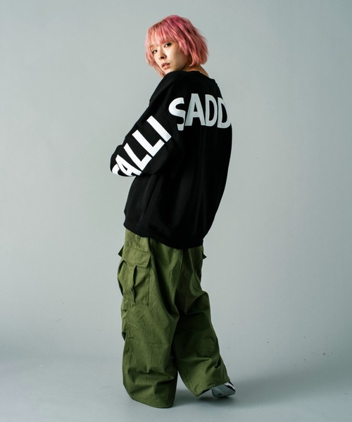 GALLIS ADDICTION（ガリスアディクション）の「GA 裏起毛SHOLDER-LOGO CREW（スウェット・メンズ・ブラック/オートミール・M/L）」の16枚目の写真