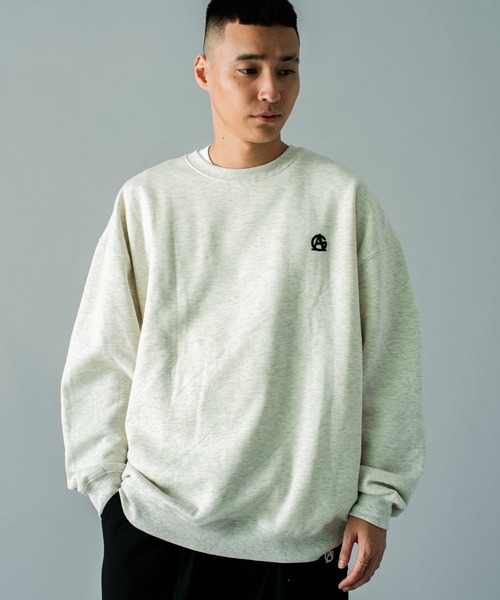 GALLIS ADDICTION（ガリスアディクション）の「GA 裏起毛SHOLDER-LOGO CREW（スウェット・メンズ・ブラック/オートミール・M/L）」の18枚目の写真
