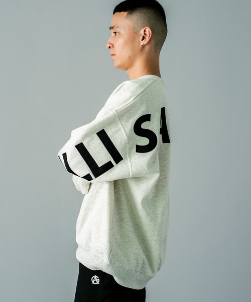 GALLIS ADDICTION（ガリスアディクション）の「GA 裏起毛SHOLDER-LOGO CREW（スウェット・メンズ・ブラック/オートミール・M/L）」の20枚目の写真