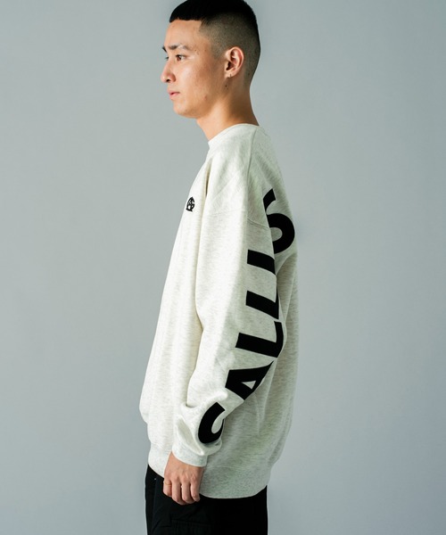 GALLIS ADDICTION（ガリスアディクション）の「GA 裏起毛SHOLDER-LOGO CREW（スウェット・メンズ・ブラック/オートミール・M/L）」の21枚目の写真