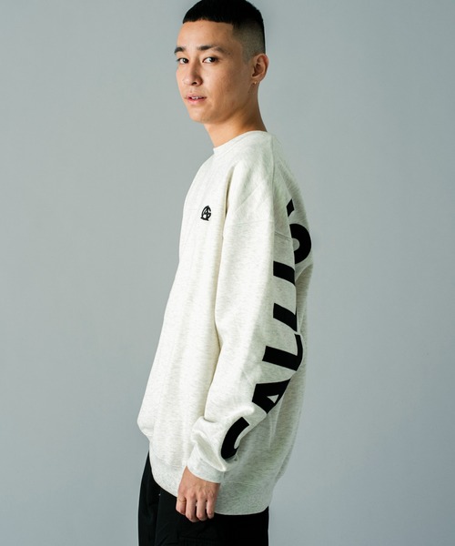 GALLIS ADDICTION（ガリスアディクション）の「GA 裏起毛SHOLDER-LOGO CREW（スウェット・メンズ・ブラック/オートミール・M/L）」の22枚目の写真