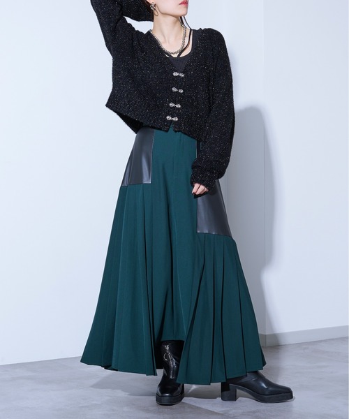 Ellno de Mavie(エルノデメヴィ)の「ラメシャギーメタルチャイナカーディガン(カーディガン/ボレロ・レディース・ブラック/ブルー/ボルドー・FREE)」の17枚目の写真