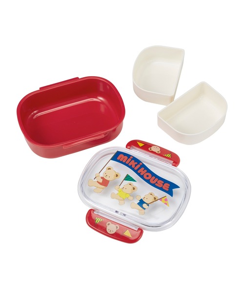 ミキハウスベア ランチボックス（お弁当箱）｜MIKI HOUSE（ミキハウス