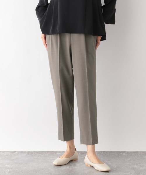 GLOBAL WORK(グローバルワーク)の「ウツクシルエットテーパードパンツ/970934(その他パンツ・レディース・杢グレー/アイボリー/ブラック/ブラウン系その他/ネイビー/ミント/ブルー系その他/ラベンダー/イエロー/ピンク/グレー系その他/ベージュ/チェック・X-SMALL/SMALL/MEDIUM/LARGE/X-LARGE/XX-LARGE)」の5枚目の写真