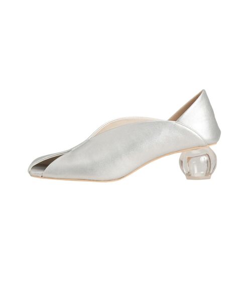 LAGUNAMOON(ラグナムーン)の「アシンメトリースリットパンプス(パンプス・レディース・アイボリー/シルバー・M/S)」の16枚目の写真