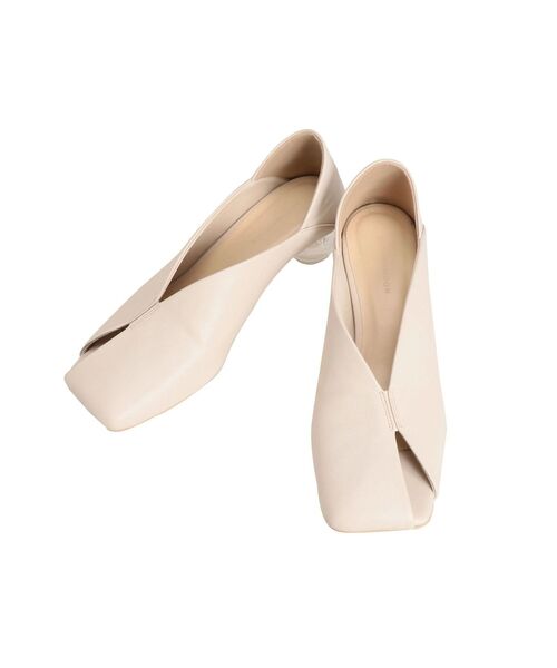 LAGUNAMOON(ラグナムーン)の「アシンメトリースリットパンプス(パンプス・レディース・アイボリー/シルバー・M/S)」の20枚目の写真