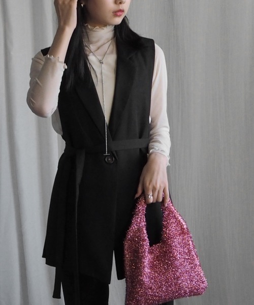 minia（ミニア）の「2WAYボールチェーンネックレス（ネックレス・レディース・シルバー/ゴールド・FREE）」の5枚目の写真