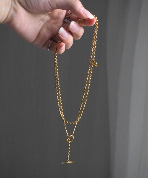 minia（ミニア）の「2WAYボールチェーンネックレス（ネックレス・レディース・シルバー/ゴールド・FREE）」の15枚目の写真