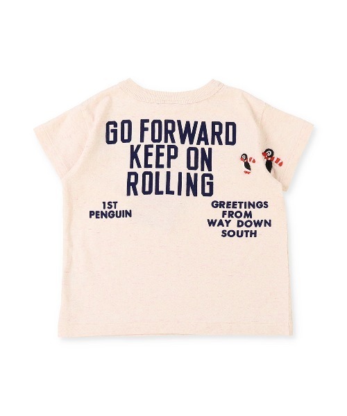 DENIM DUNGAREE(デニムダンガリー)の「トンプキン天竺 1ST PENGUIN Tシャツ(Tシャツ/カットソー・キッズ・ブラウン/ライトグリーン/ベージュ系その他/グレー/ブラック・110/120/100)」の12枚目の写真