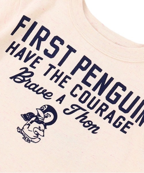 DENIM DUNGAREE(デニムダンガリー)の「トンプキン天竺 1ST PENGUIN Tシャツ(Tシャツ/カットソー・キッズ・ブラウン/ライトグリーン/ベージュ系その他/グレー/ブラック・110/120/100)」の14枚目の写真