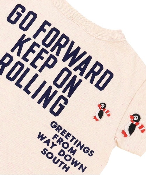 DENIM DUNGAREE(デニムダンガリー)の「トンプキン天竺 1ST PENGUIN Tシャツ(Tシャツ/カットソー・キッズ・ブラウン/ライトグリーン/ベージュ系その他/グレー/ブラック・110/120/100)」の17枚目の写真
