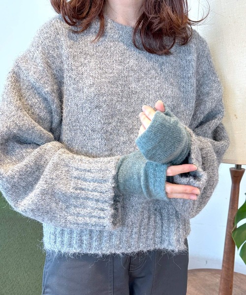 LEPSIM(レプシィム)の「フィンガーレスグローブ 988920(手袋・レディース・オレンジ/アイボリー/ブルー/ベージュ系その他/ブラック/グレー・ONE SIZE)」の19枚目の写真