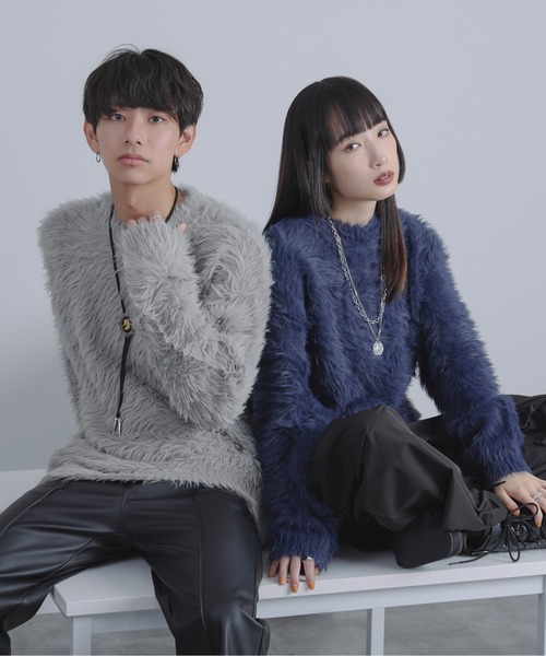 セール】アソートシャギーニット（ニット/セーター）｜Ellno Loset