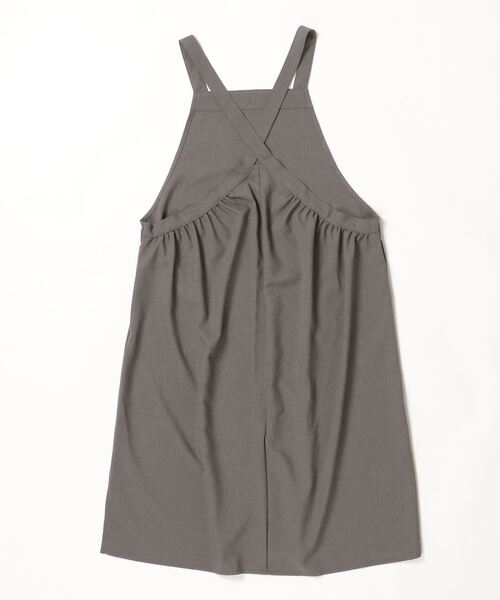COCO WALK（ココウォーク）の「COCOWALK:ギャザーバッククロスエプロン（エプロン・レディース・チャコールグレー/グレイッシュベージュ・FREE）」の19枚目の写真