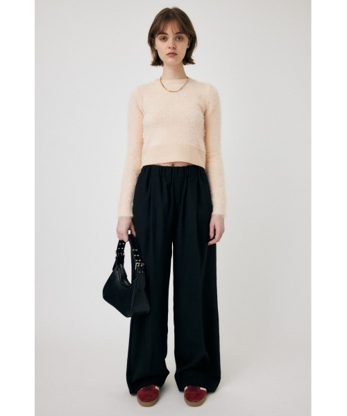 MOUSSY(マウジー)の「EASY WIDE パンツ(その他パンツ・レディース・グレー/ライトベージュ/ブラック・1/2)」の4枚目の写真