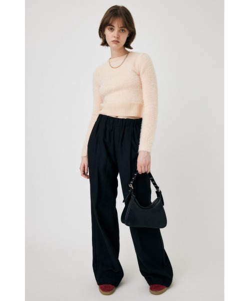 MOUSSY(マウジー)の「EASY WIDE パンツ(その他パンツ・レディース・グレー/ライトベージュ/ブラック・1/2)」の6枚目の写真