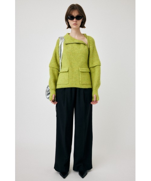 MOUSSY(マウジー)の「EASY WIDE パンツ(その他パンツ・レディース・グレー/ライトベージュ/ブラック・1/2)」の11枚目の写真