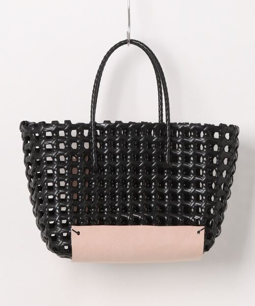 BROWN THEATRE PRODUCTS（ブラウンシアタープロダクツ）の「【BROWN THEATRE PRODUCTS別注】 カゴバッグ（かごバッグ・レディース・ブラック/ベージュ・FREE）」の3枚目の写真