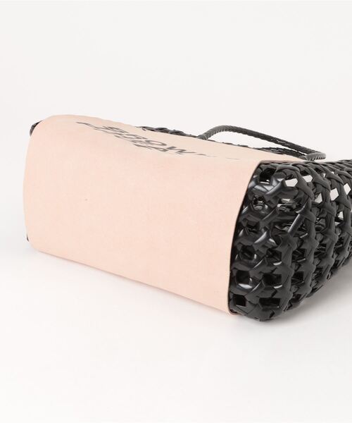 BROWN THEATRE PRODUCTS（ブラウンシアタープロダクツ）の「【BROWN THEATRE PRODUCTS別注】 カゴバッグ（かごバッグ・レディース・ブラック/ベージュ・FREE）」の4枚目の写真