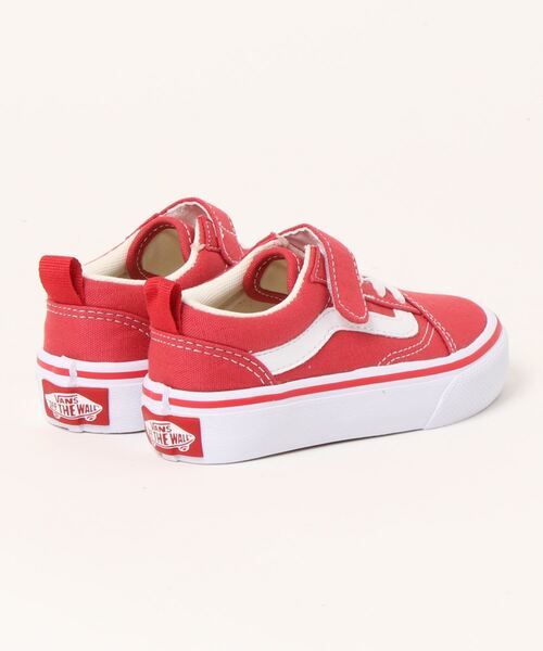 VANS（バンズ）の「VANS ヴァンズ OLD SKOOL(14-22) キッズ オールドスクール V36CS  COLORS S.RED（スニーカー・キッズ・レッド・20/19/16/21/15 /14/17/22.0cm/18）」の2枚目の写真